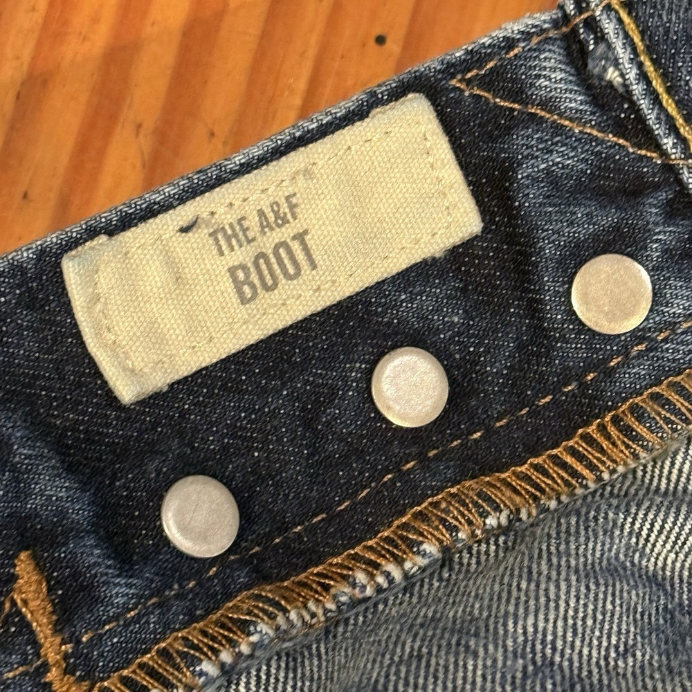 Abercrombie And Fitch Jeans Low Rise Bootcut 31x32 Y2K (A0122) - Picture 7 of 7
